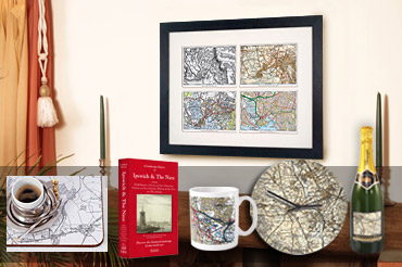 Personalised maps for gifts