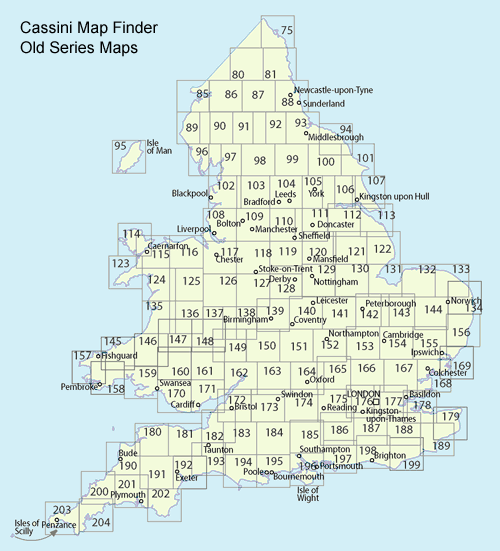 old england map